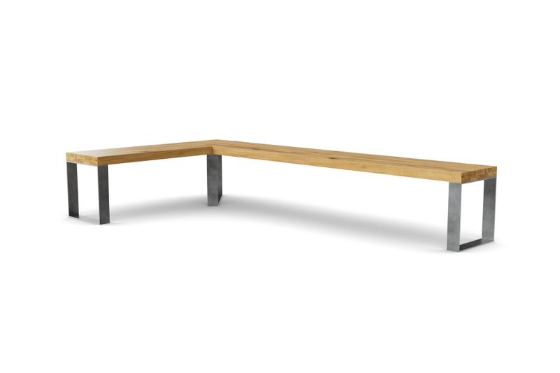 Eckbank STANLEY aus Eiche, 200 × 160 cm