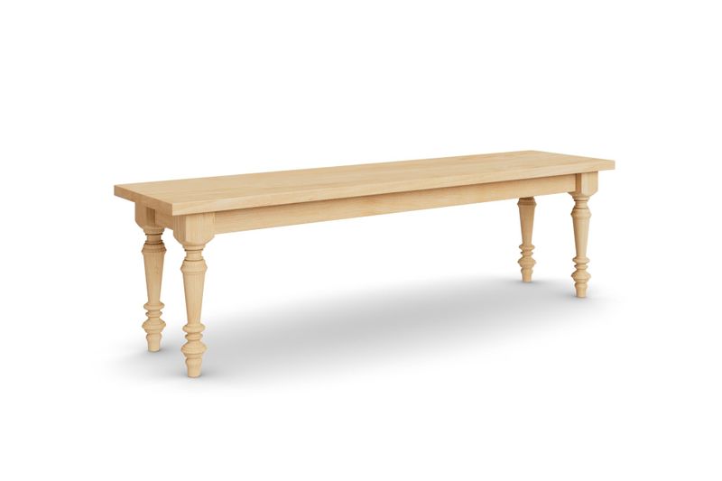 Sitzbank ANTIQUA ohne Lehne aus Buche, 160 cm