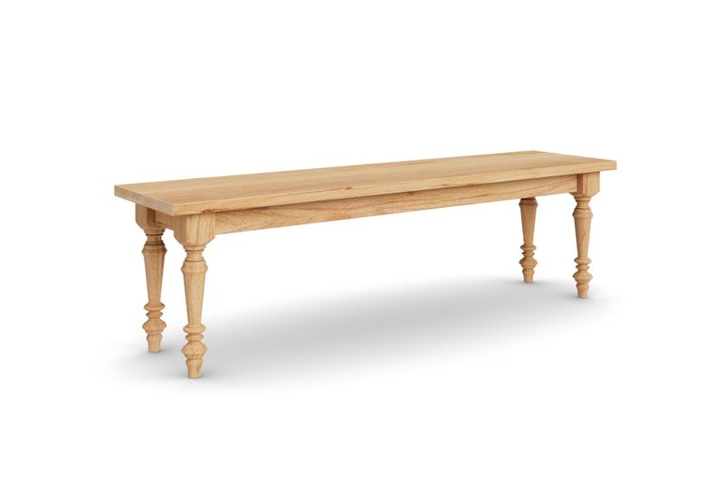 Sitzbank ANTIQUA ohne Lehne aus Kernbuche, 160 cm