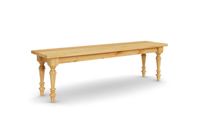 Sitzbank ANTIQUA ohne Lehne aus Kirschbaum, 160 cm