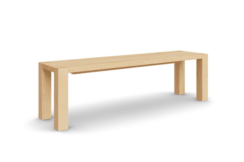 Sitzbank BOS ohne Lehne aus Buche, 160 cm