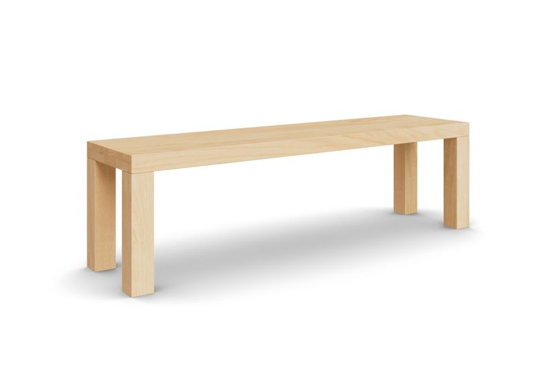 Sitzbank CARACAS ohne Lehne aus Buche, 160 cm