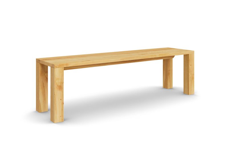 Sitzbank COS ohne Lehne aus Kirschbaum, 160 cm