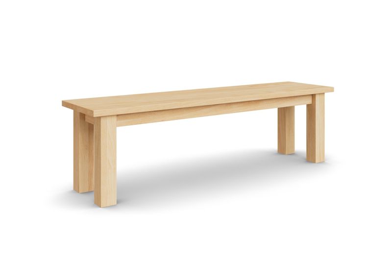 Sitzbank MANAGUA ohne Lehne aus Buche, 160 cm