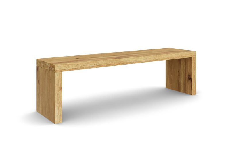 Sitzbank MORENO für den Flur aus Eiche, 100 × 35 cm