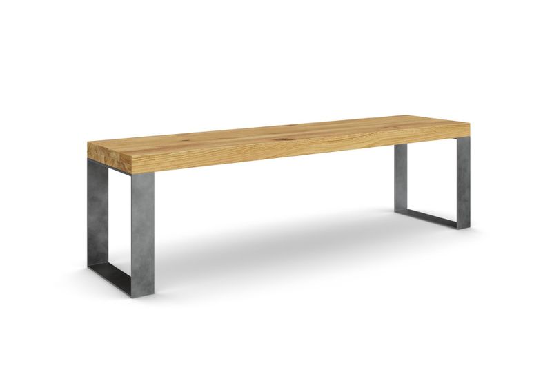 Sitzbank STANLEY aus Eiche, 160 cm