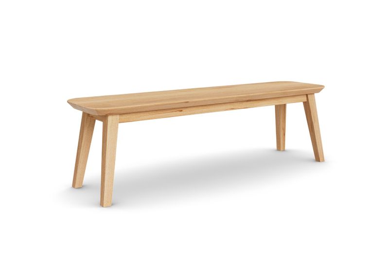 Sitzbank TALOS ohne Lehne aus Kernbuche, 160 cm