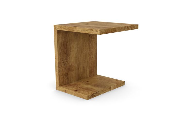 Schmaler Nachttisch MANO aus Eiche, 30 cm breit