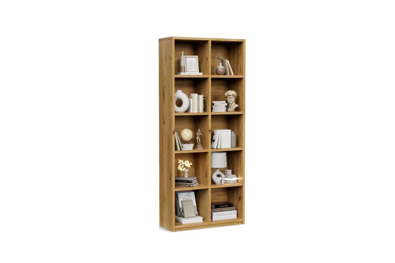 Bücherregal STANDARD aus Eiche, 100 × 200 cm