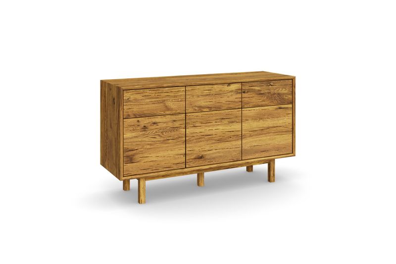 Sideboard Quinto aus Wildeiche (Asteiche)