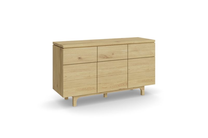 Sideboard Shayan aus Eiche hell